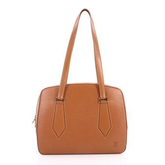 Louis Vuitton Voltaire Handbag Epi Leather Brown 3063702