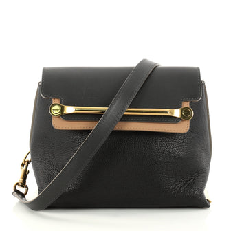 Bicolor Clare Handbag Leather Small