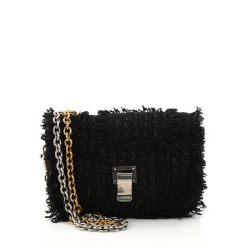 Proenza Schouler Courier Bag Tweed XS Black 3064601