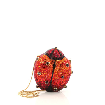  Judith Leiber Ladybug Minaudiere Crystal Small Red 3070901
