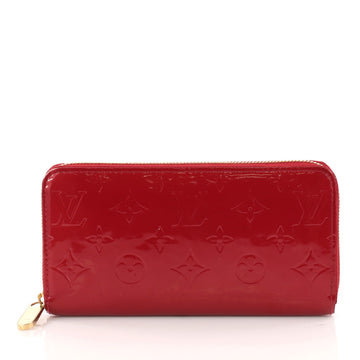 Louis Vuitton Zippy Wallet Monogram Vernis Red 3072204