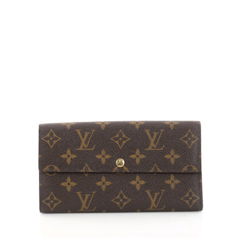Louis Vuitton Sarah Wallet Monogram Canvas Brown 3072301