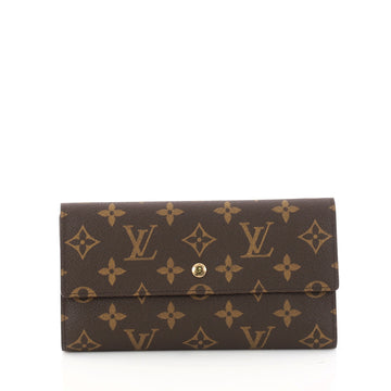 Louis Vuitton Sarah Wallet Monogram Canvas Brown 3072302