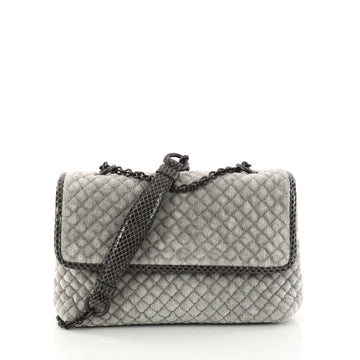  Bottega Veneta Olimpia Crossbody Bag Intrecciato Velvet 3072901