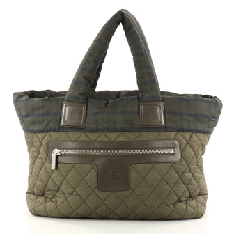 Chanel Coco Cocoon Zipped Tote Quilted Printed Nylon 3072903
