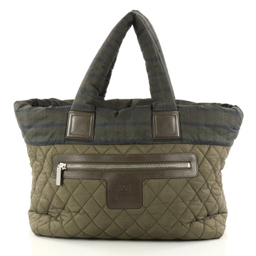 Chanel Coco Cocoon Zipped Tote Quilted Printed Nylon 3072903