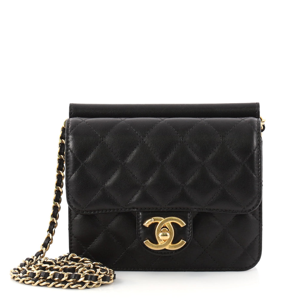 Buy Chanel Crossing Times Flap Bag Quilted Lambskin Mini 3073101