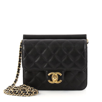 Chanel Crossing Times Flap Bag Quilted Lambskin Mini 3073101