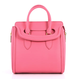 Alexander McQueen Heroine Tote Leather Large Pink 3073901