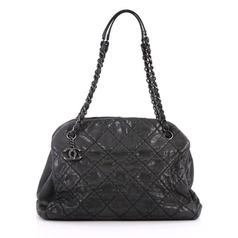 Chanel Just Mademoiselle Handbag Quilted Iridescent 3074201