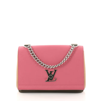 Louis Vuitton Lockme II Handbag Leather BB Pink 3074801