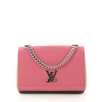 Louis Vuitton Lockme II Handbag Leather BB Pink 3074801