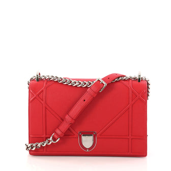 Christian Dior Diorama Flap Bag Grained Calfskin Medium 3076701