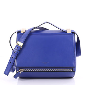 Givenchy Pandora Box Handbag Leather Medium Blue 3076901