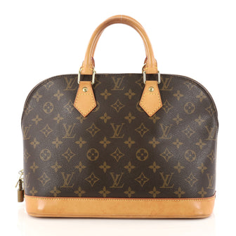 Louis Vuitton Vintage Alma Handbag Monogram Canvas PM 3078001