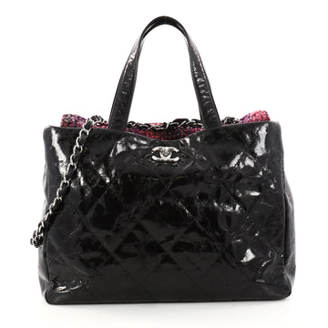 Chanel Portobello Tote Quilted Glazed Calfskin and Tweed 3079101