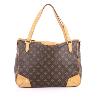 Louis Vuitton Estrela Handbag Monogram Canvas MM Brown 3079203