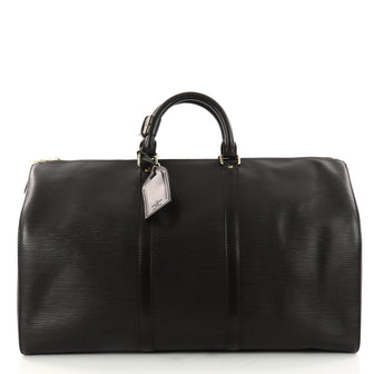 Louis Vuitton Keepall Bag Epi Leather 50 Black 3081702