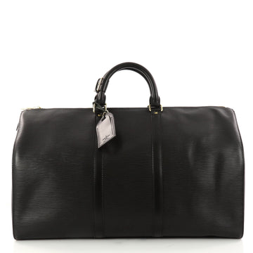 Louis Vuitton Keepall Bag Epi Leather 50 Black 3081702