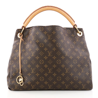 Louis Vuitton Artsy Handbag Monogram Canvas MM Brown 3081703