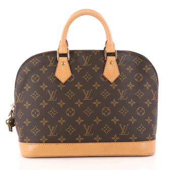 Louis Vuitton Vintage Alma Handbag Monogram Canvas PM 3082003