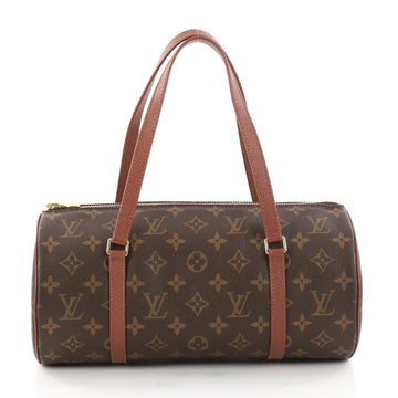 Louis Vuitton Papillon Handbag Monogram Canvas 30 Brown 3082406