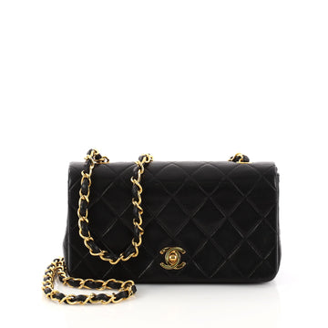 Chanel Vintage 3 Way Full Flap Bag Quilted Lambskin Mini 3083802