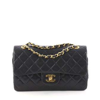 Chanel Vintage Classic Double Flap Bag Quilted Lambskin 3084502