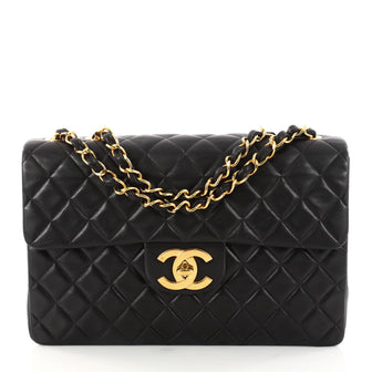 Chanel Vintage Classic Single Flap Bag Quilted Lambskin 3084802