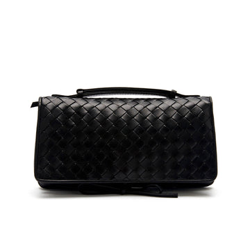 Bottega Veneta Intrecciato with Top Handle Clutch
