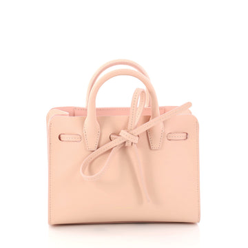 Mansur Gavriel Sun Tote Leather Mini Mini Pink 3094001