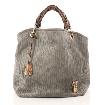 Louis Vuitton Limited Edition Whisper Bag Monogram Suede 3094401