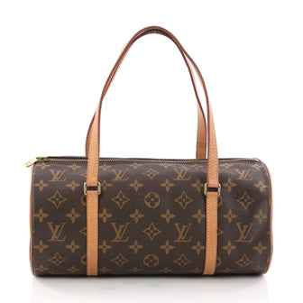 Louis Vuitton Papillon Handbag Monogram Canvas 30 Brown 3094902
