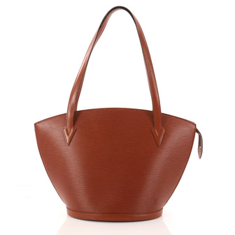 Louis Vuitton Saint Jacques Handbag Epi Leather GM Brown 3096306