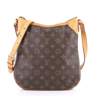 Louis Vuitton Odeon Handbag Monogram Canvas PM Brown 3096705