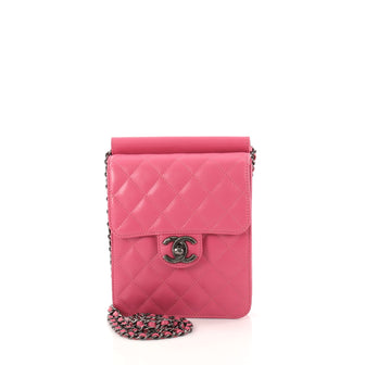 Crossing Times Flap Bag Quilted Lambskin Mini