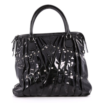 Valentino Maison Bag Studded Patent Black 3100801