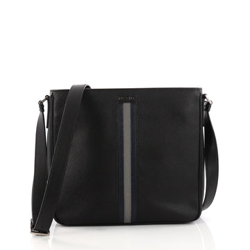 Prada Messenger Bag Saffiano Leather Medium Black 3101901