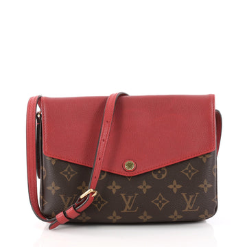 Louis Vuitton Twice Handbag Monogram Canvas 	3102201