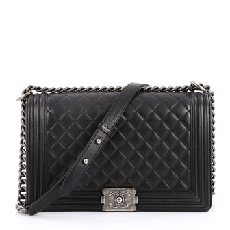 Chanel Boy Flap Bag Quilted Calfskin New Medium 3104102