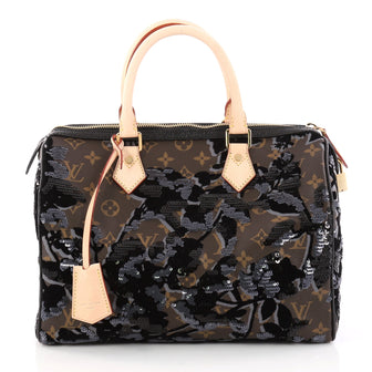 Louis Vuitton Speedy Handbag Limited Edition Fleur De Jais 30 3104202	