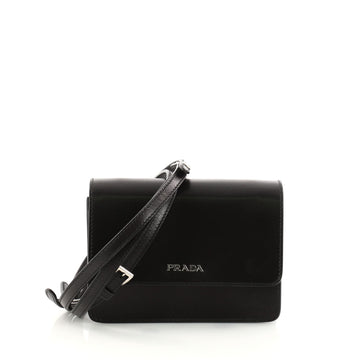 Prada Wallet on Strap City Calfskin Black 3104801