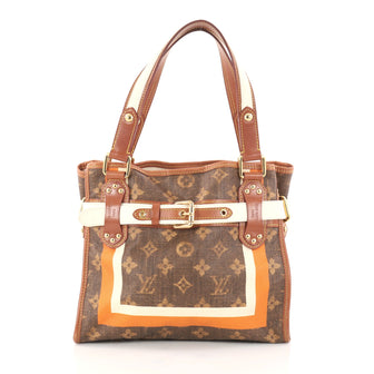 Louis Vuitton Tisse Sac Handbag Limited Edition Monogram Canvas Rayures PM 3108701