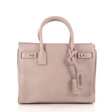 Saint Laurent Sac de Jour Souple Handbag Leather Baby Pink 3111203