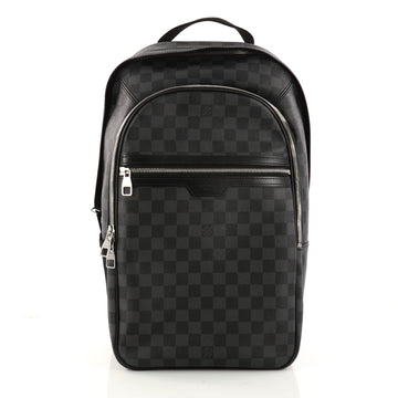 Louis Vuitton Michael Backpack Damier Graphite Gray 3111301
