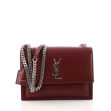 Saint Laurent Sunset Crossbody Bag Leather Medium 3113801