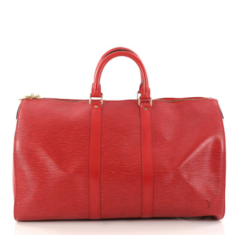 Louis Vuitton Keepall Bag Epi Leather 50 Red 3114103