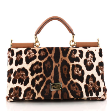 Dolce & Gabbana Miss Sicily Handbag Pony Hair East West 3114502