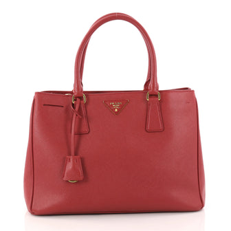 Prada Gardener's Tote Saffiano Leather Medium Red 3115601
