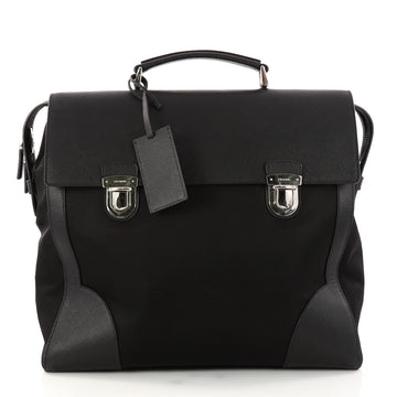 Prada Briefcase Tessuto and Saffiano Leather Large 3116005